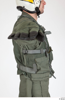  Photos Army Pilot in uniform 1 Army Pilot Green uniform jacket upper body 0012.jpg